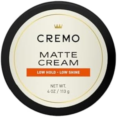 Cremo Hair Styling Matte Cream, Premium Barber Grade, Light Hold, Low Shine, Hair Cream And Hair Products For Men, 4 Oz