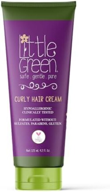 كريم الشعر المجعد للأطفال من ليتل جرين، 4.2 أونصة.