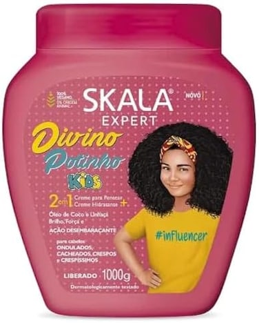 Skala Expert Divino Potinho Crian&ccedil;as Creme De Tratamento Capilar - Skala Expert Divine Pot Children Hair Treatment Cream - 1000G (35.2Oz)