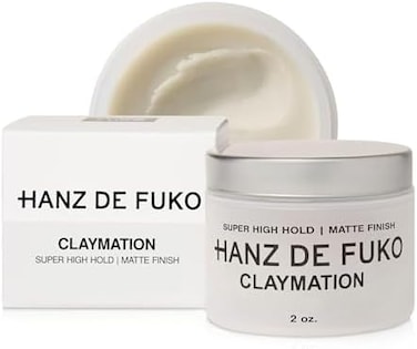 Hanz De Fuko Premium Hair Styling Claymation: High Performance Hair Styling Clay With A Matte Finish 56G/53.33ml