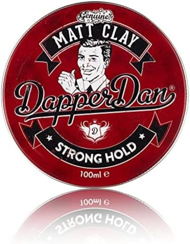 طين دابر دان سترونج هولد غير اللامع، 100 مل - طين تصفيف الشعر بالزعفران المدخن والجلد المعطر للرجال