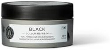 Maria Nila Colour Refresh, Black 100 ml, Black Hair Mask, Semi-Permanent Pigments, 100% Vegan &amp; Sulfate/Paraben Free