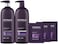 Nexxus Keraphix Shampoo And Conditioner And 3 Hair Treatment Masks For Damaged Hair, Hair Repair Treatment System Damaged Hair Repair Treatment System 33.8 Oz, 2 Count &amp; 1.5 Oz, 3 Count, Pack Of 5