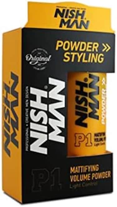 بودرة نيشمان لتكثيف الشعر، 20 جرام، التحكم في الضوء، مظهر طبيعي غير لامع، تصفيف الشعر للرجال، شمع الملمس، التركيب والتكثيف (حجم P1)