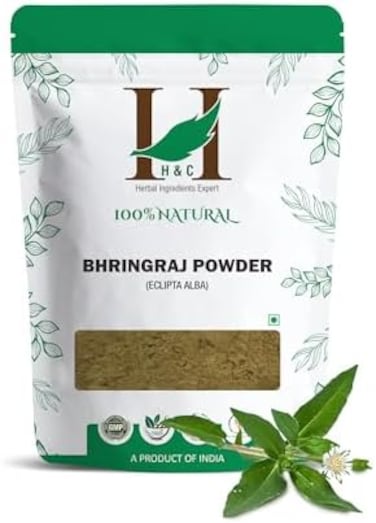 H&amp;C Herbal Ingredients Expert Natural Bhringraj (Eclipta Alba) Powder - 227G