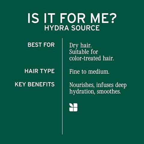 Biolage, Hydrasource, Deep Treatment Mask, Restores Nourishment And Elasticity, For Dry Hair 100ml