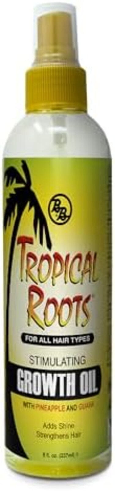 Bronner Brothers Tropical Roots Growth Oil, 8 Fl Oz
