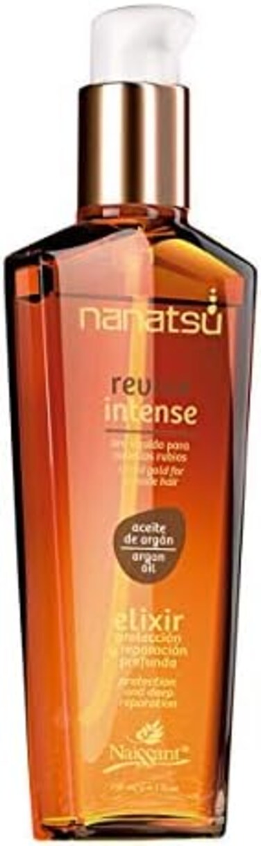 زيت الأرغان المعالج الاحترافي للعناية بالشعر من نايسانت، يغذي ويصلح وينعم ويحمي الشعر المعالج بالألوان والطبيعي الذي يحمي الشعر من الحرارة (4 أونصة سائلة).