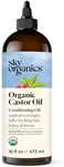 Usda Organic Cold Pressed (473ml) 100% Pure Hexane-Free Castor Oil &ndash; Moisturizing &amp; Healing For Dry Skin Hair Growth &ndash; For Skin Hair Care Eyelashes &ndash; Caster Oil By Sky Organics