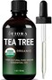 Tea Tree Essential Oil - 100% Pure Organic Tea Tree Oil, For Face, Hair, Skin, Acne, Scalp, Foot And Toenails. Pure Melaleuca Alternifolia, 1 Oz /30ml