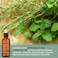 Krey&ograve;l Essence - Rosemary Peppermint Haitian Black Castor Oil For Skin And Hair, 2 Oz Glass Bottle - Rosemary Oil, Organic, Hexane Free, Natural Humectant, Hair Growth.