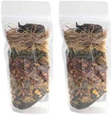 Yogi&rsquo;S Gift &ndash; Celebrating Health Yogi&acirc;&acirc;&sbquo;&not;&Acirc;&bdquo;&cent;S, Ayurvedic Herbal Hair Oil Mix, 75 G X 2 Packs, 18 Essential Herbs For Hair Growth Oil, 100% Natural Ayurvedic Herbs, Product Of India