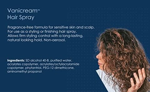 Free &amp; Clear Firm Hold Hairspray, Fragrance And Gluten Free, For Sensitive Skin, 8 Ounce