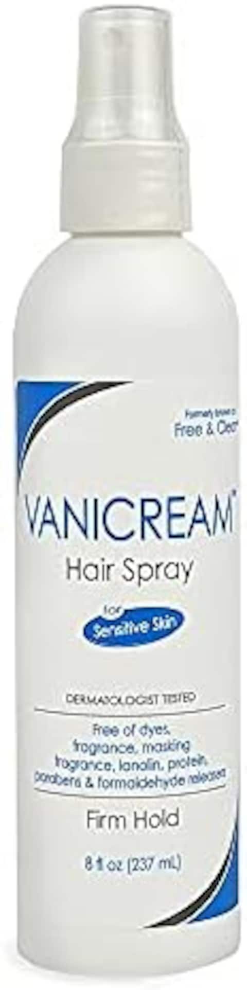 Free &amp; Clear Firm Hold Hairspray, Fragrance And Gluten Free, For Sensitive Skin, 8 Ounce