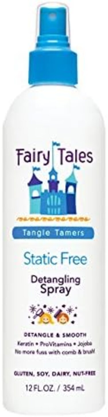 Fairy Tales Tangle Tamer Detangling Spray For Kids - Ultra Moisturizing And Anti Frizz Protection - Paraben Free, Sulfate Free - 12 Oz