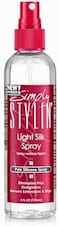 Simply Stylin' Light Silk Anti-Frizz Hair Spray - Pure Silicone Heat Protectant - Hair Products For Women - Detangler &amp; Synthetic Wig Spray - 4 Fl Oz