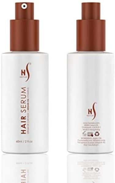 Dry Hair Serum For Natural Shine - Aceite De Argan - Anti Frizz For Straightening Tresses - Argan Oil For Damaged Hair (Pack Of 2)