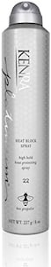 Kenra Platinum Heat Block Spray 22, Heat Protecting Hairspray, High Hold For Ultimate Style Longevity, Clean Release From Hot Tools, All Hair Types, 8 Oz