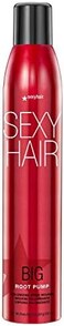 Sexy Hair Big Root Pump Volumizing Spray Mousse, 10 Oz, Volume With Medium Hold, Up To 72 Hour Humidity Resistance