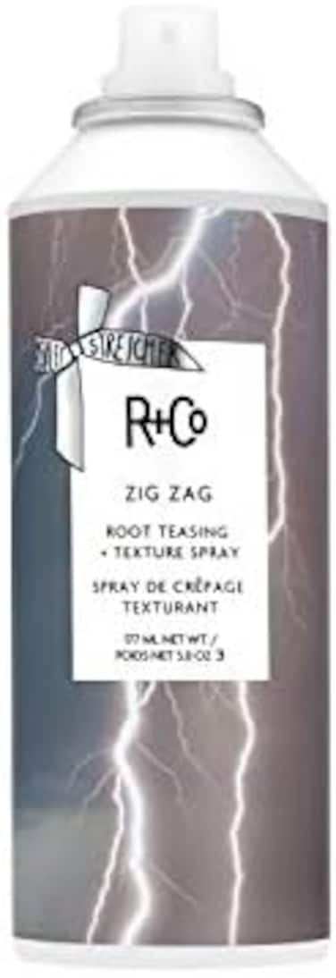 R+Co Zigzag Root Teaser + Texture Spray, Durable Grit + Flexible Texture + Volume, Vegan + Cruelty Free, 5 Oz