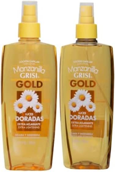 Hair Lotion Gold, Hair Lotion With Chamomile Extract, 2-Pack Of 8.4 Fl Oz, 2 Spray Bottles