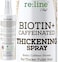 Biotin Hair Thickening Spray For Hair Growth Spray Natural Hair Thickener For Fine Hair Volume Spray For Fine Hair Volumizer For Hair Spray Color Safe - Biotin &amp; Caffeine - Get Thicker Hair In Seconds