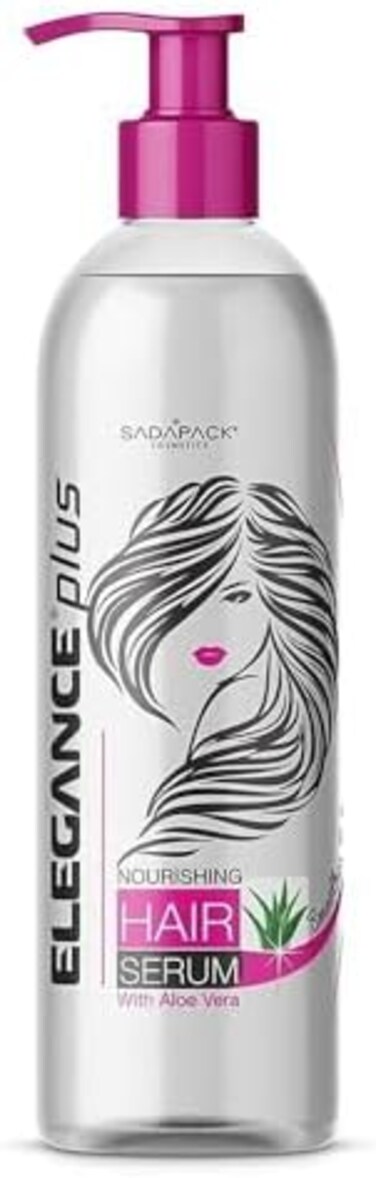 Plus Hair Serum, 10.1 Oz, Aloe Vera Based, Hair Serum That Nourishes And Softens Your Hair, Long Lasting Shine