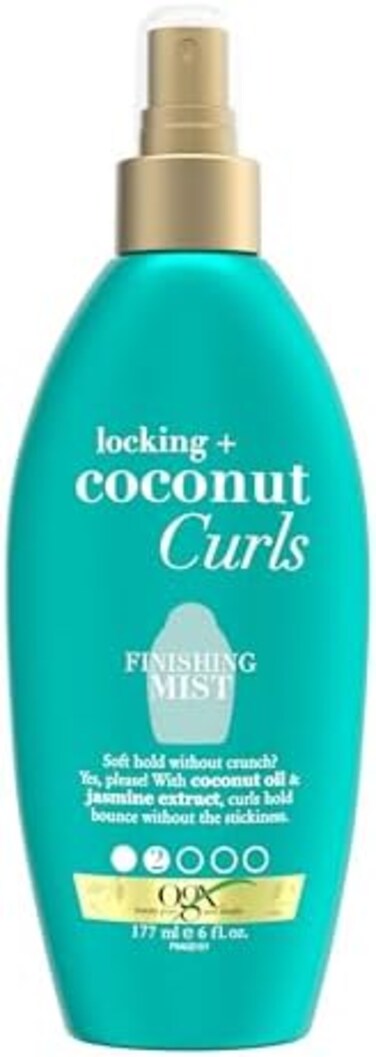 Ogx Locking + Curls Finishing Mist, (4021) Coconut 6 Fl Oz