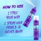 Aussie Instant Freeze Hair Spray For Extreme Hold, Infused With Jojoba Oil &amp; Sea Kelp, Long-Lasting All-Day Hold, Fresh Citrus Scent, Safe For All Hair Types, 10 Fl Oz, 3 Pack