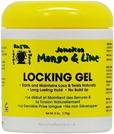 Jamaican Mango &amp; Lime Locking Gel 170G - Firm Hold. Soft Finish. No Flaking And No Build-Up. Parabens Free. Suplhates Free. Petrolatum Free