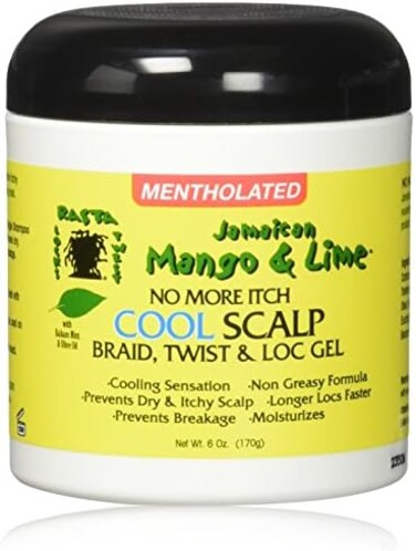 Jamaican Mango &amp; Lime No More Itch Cool Scalp Braid Twist &amp; Lock Gel, 6 Oz