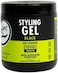 Styling Gel Ultra Strong Hold Alcohol Free Black 500G Unisex