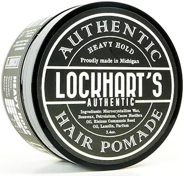 Lockhart&rsquo;S Heavy Hold - Handcrafted Pomades For Men - World's Strongest Oil Based Pomade - Humidity &amp; Sweat Proof - Low Shine, Heaviest Hold - Coco Vanilla Scent, (3.4Oz.)