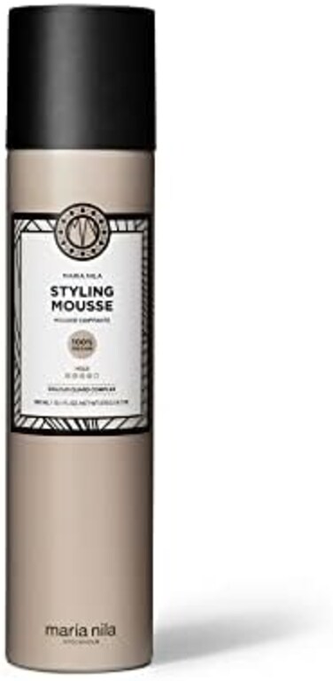 Maria Nila Styling Mousse 300 ml - Nourishing Hair Mousse That Gives Volume, Reduces Static Hair. 100% Vegan. Sulfate-Free And Paraben-Free.