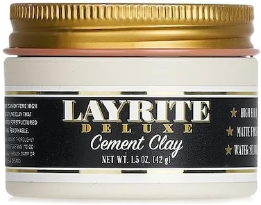 Layrite Deluxe Cement Hair Clay, 1.5 Ounce