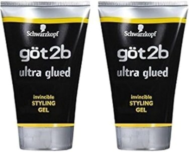 Got 2B Ultra Glued Invincible Styling Gel, 1.25 Ounce (2 Pack)