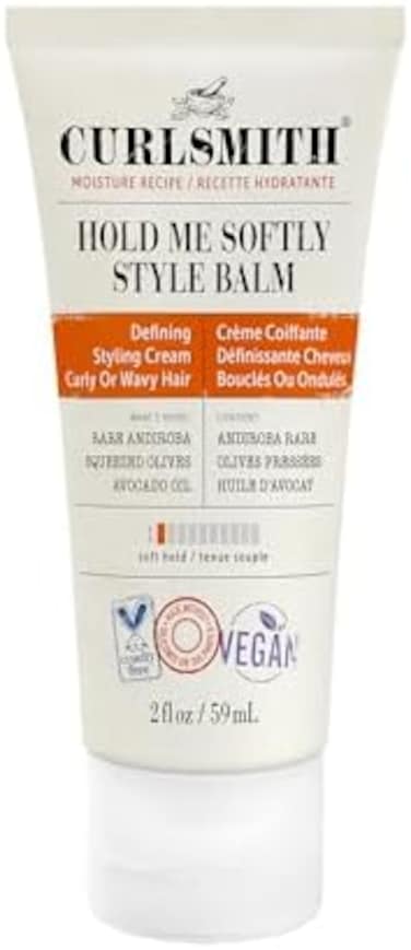 Curlsmith (64G) - Hold Me Softly Style Balm - Vegan Styling Cream For Wavy And Curly Hair (64G)