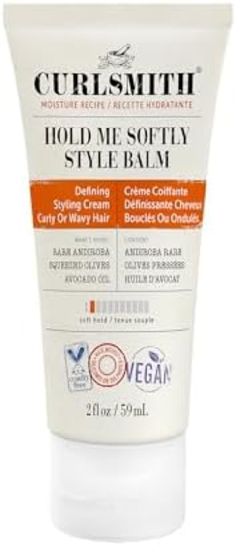 Curlsmith (64G) - Hold Me Softly Style Balm - Vegan Styling Cream For Wavy And Curly Hair (64G)