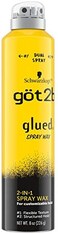 Got2B Glued Spray Wax With 2-In-1 Dual Spray Nozzle, 8 Oz