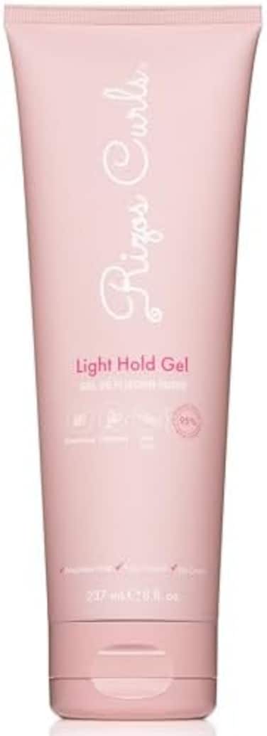 Rizos Curls Light Hold Styling Gel For Curly &amp; Wavy Hair, Silicone-Free (8Oz)