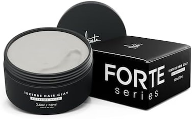 Alex Costa Hair Clay For Men By Forte Series Extreme Hold Men's With Natural Ingredients To Add Texture, Volume And Definition To Thick/Coarse Hair Premium Men's Hair Styling Products