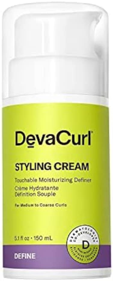 Devacurl Styling Cream Touchable Moisturizing Definer, Citrus Zest, 5.1 Fl. Oz.