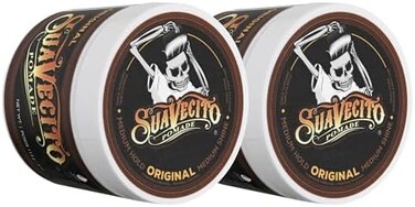 مرهم Suavecito قطعتين، تثبيت أصلي، 8 أونصة