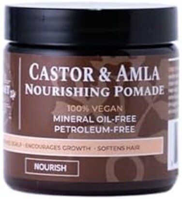 Qhemet Biologics Castor And Amla Nourishing Pomade 120ml