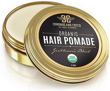 Crius Cosmetics Pomade - Usda Organic Hair Wax Pomade For Men - All Day Hold - Premium Hair Product For.