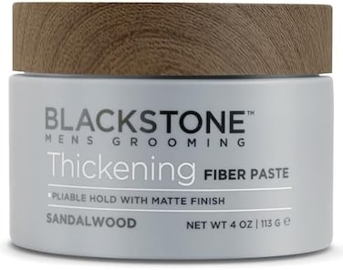 Blackstone Men's Grooming Thickening Fiber Paste, Sandalwood (4 Oz)