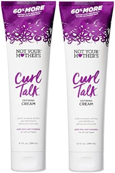Not Your Mother's Curl Talk Defining Cream (2-Pack) - 9.7 Fl Oz - Definition For Curly Hair - Moisturize, Condition, Protect, And Enhance Curls
