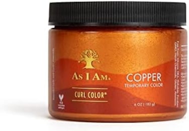 As I Am Curl Color - Copper - 6 Ounce - Color And Curling Gel - Temporary Color