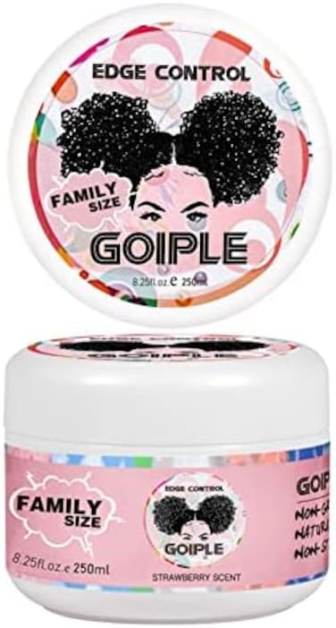 8.25 Oz Edge Control Wax For Women Strong Hold Non-Greasy Edge Smoother, Edge Control For Back Hair Extreme Hold Pack, Hair Gel For All Hair Types, No Flaking, Extra Hold Water-Based Edge Stay Gel