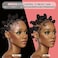 Goiple Edge Control Wax For Women Strong Hold Non-Greasy Edge Control Smoother Edge Gel, Edge Wax Styling Wax Edge Control For Black Hair No Flaking, White Residue, Shine And Smooth 4Oz (Sweet Peach)